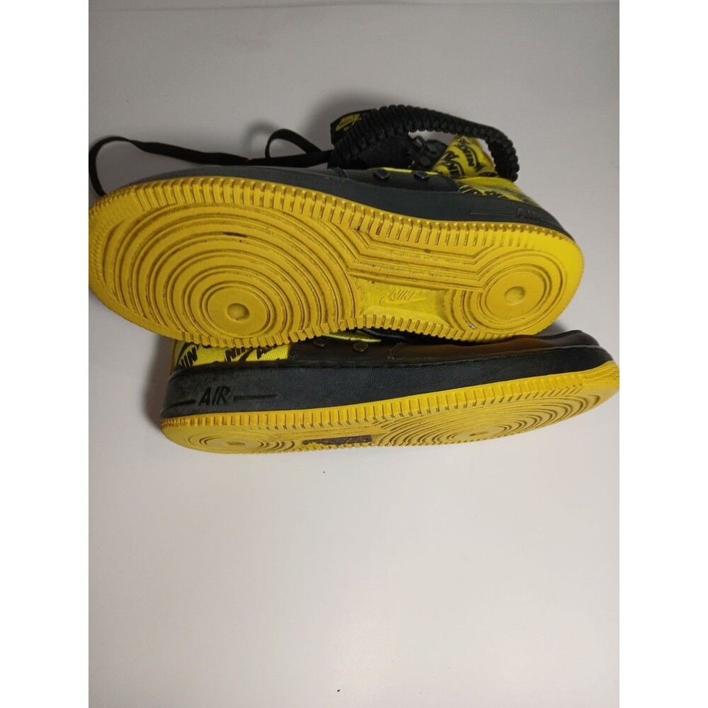 Nike SF Air Force 1 High Black Yellow Size 8.5 Men’s Limited Edition Sneakers - Picture 7 of 8